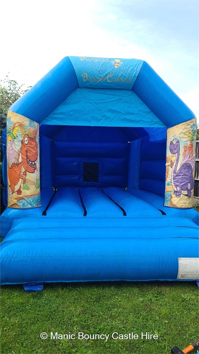 Blue disco castle (any theme ) - Bouncy Castle Hire, Soft Play Hire ...