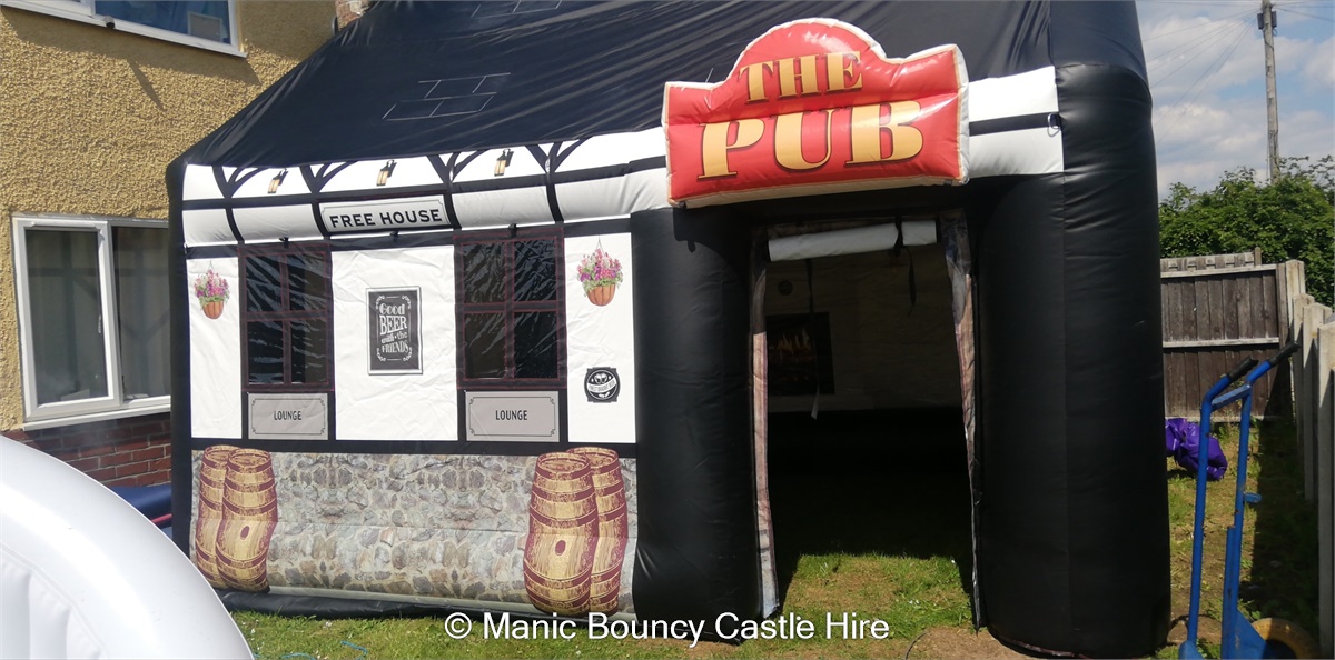 inflatable pub to hire